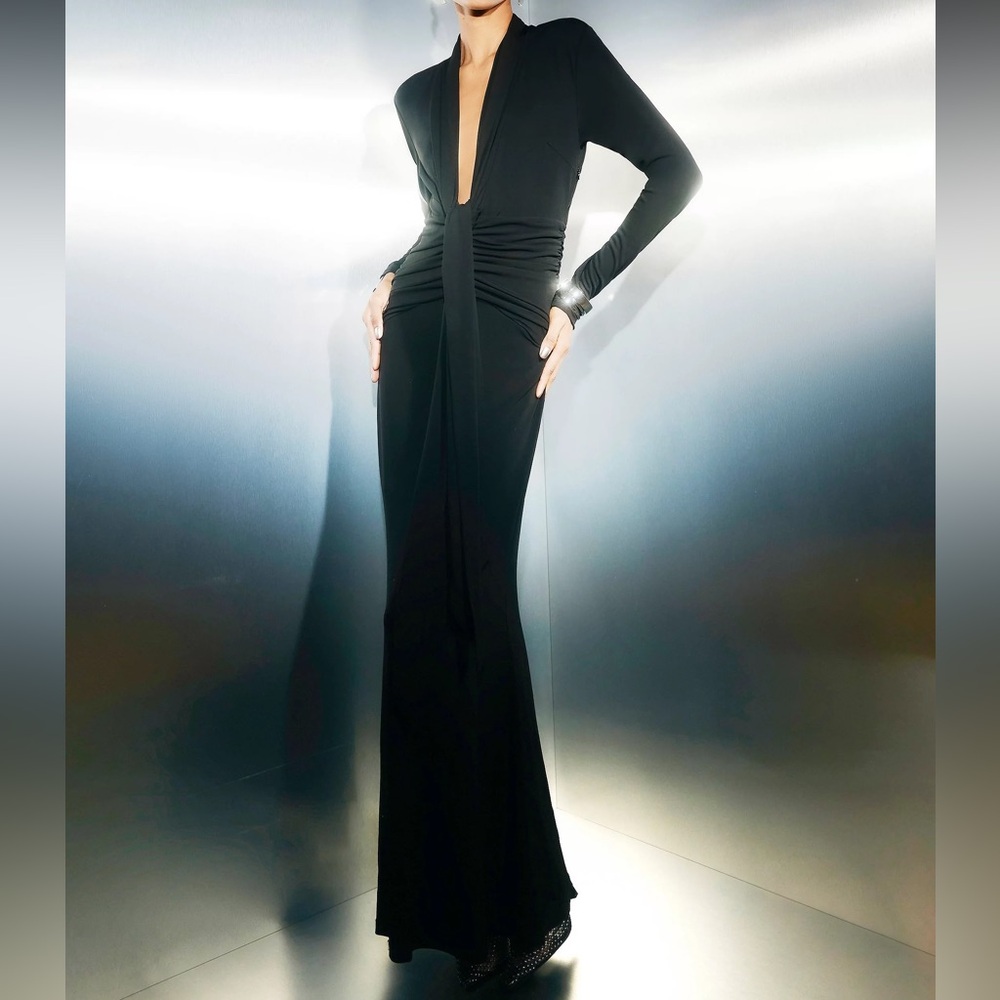 Elegant Black Evening Gown